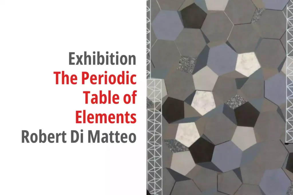 Graphic for the exhibition titled The Periodic Table of Elements