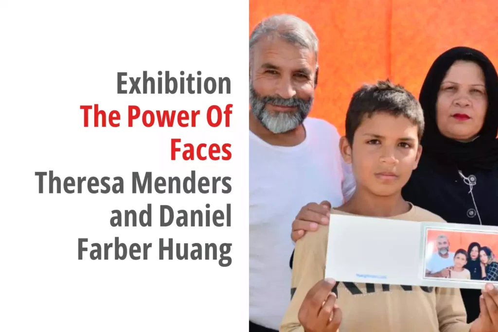 Graphic for the exhibition titled The Power Of Faces