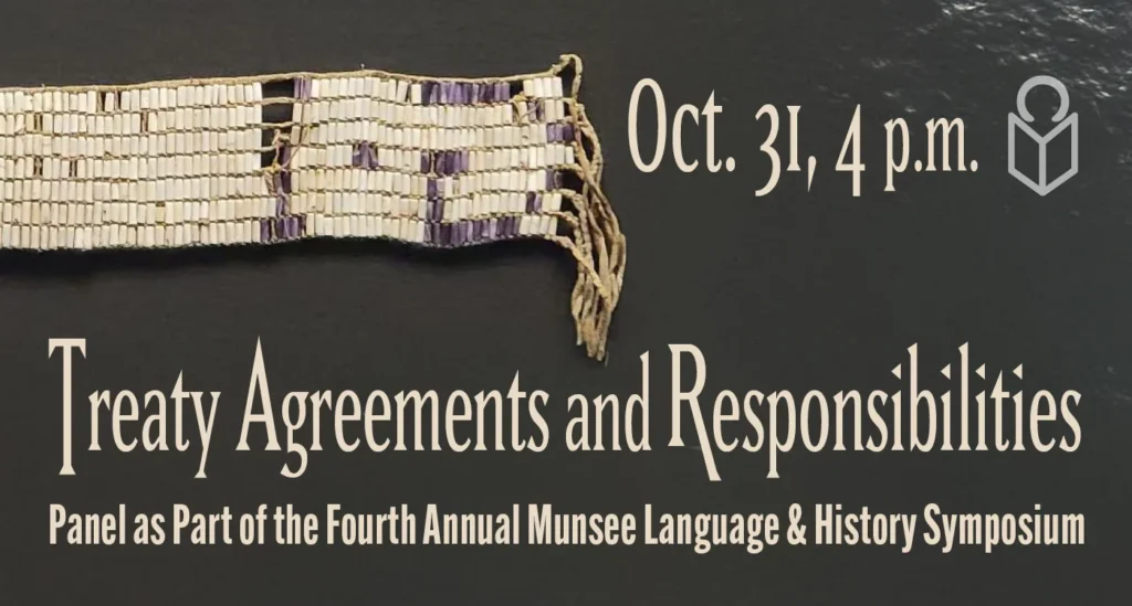 Picture of wampum belt with Treaty Agreements and Responsibilities