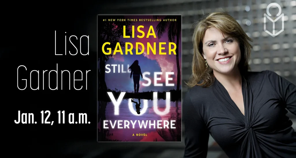 Picture of Lisa Gardner with book Still See you Everywhere.