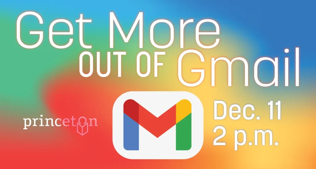 get more out of gmail program dec. 11