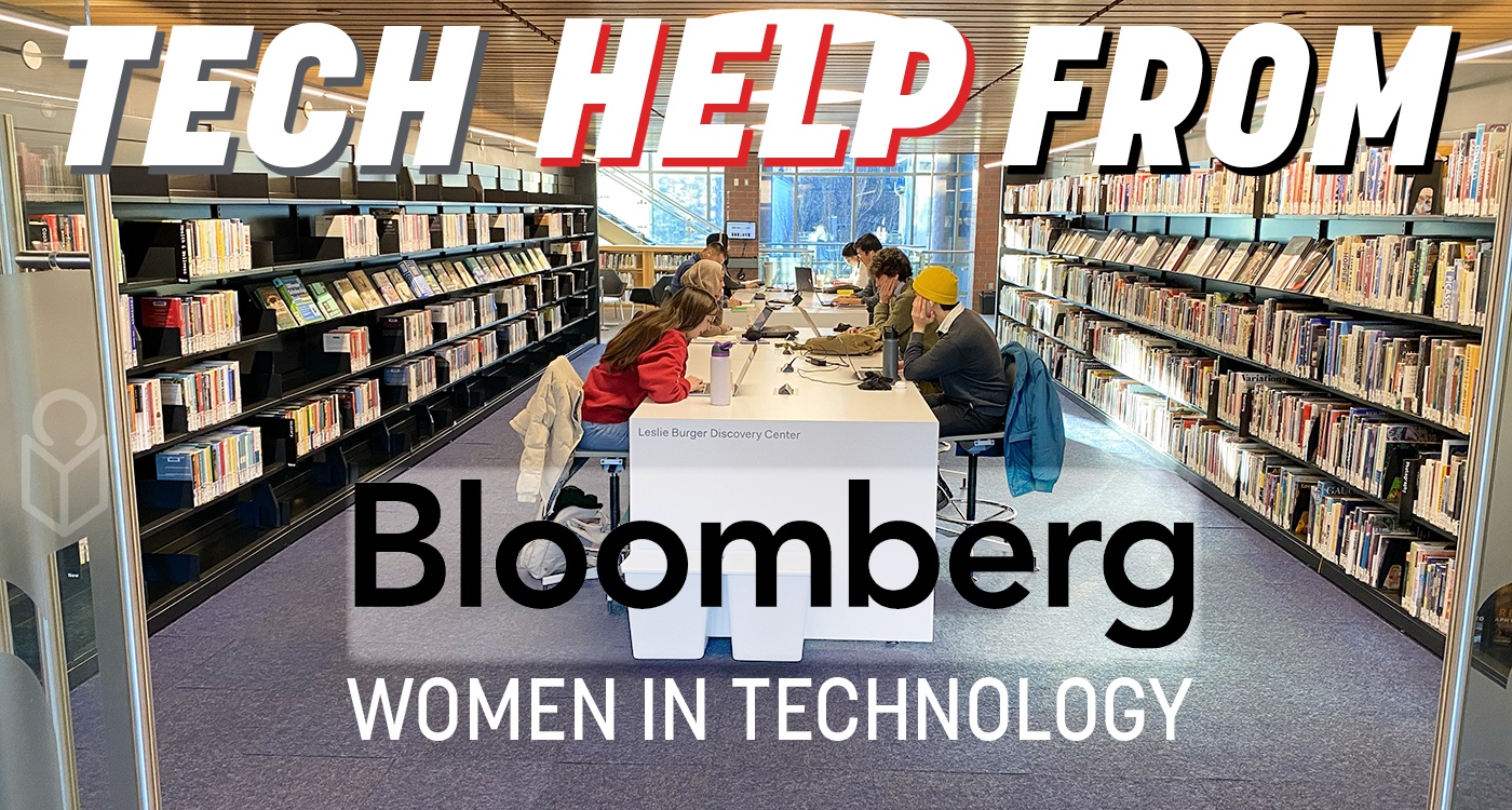 Graphic for Tech Help from Bloomberg Women in Technology