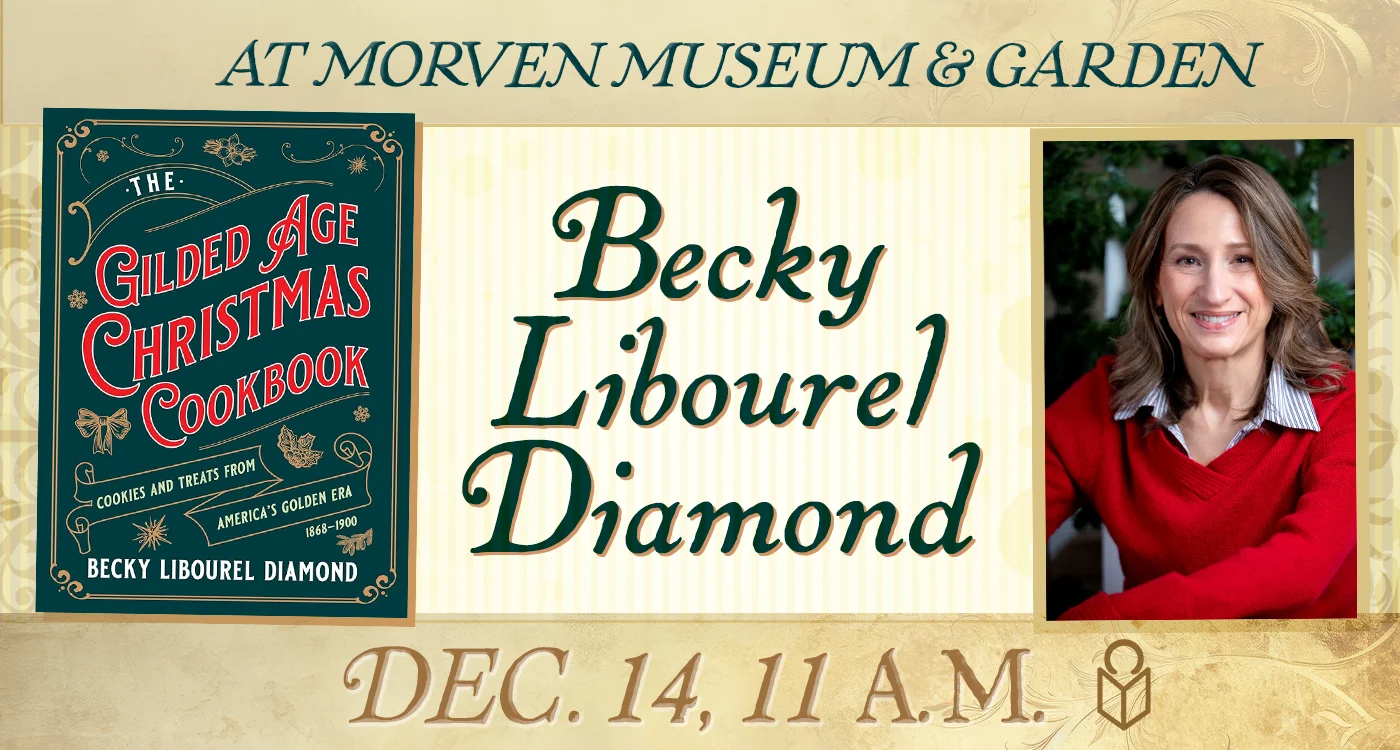 Graphic for a event with author Becky Libourel Diamond on Dec. 14 at 11 a.m.