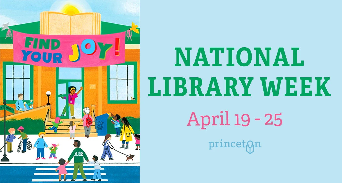 Graphic for events for National Library Week starting April 19 through April 25.