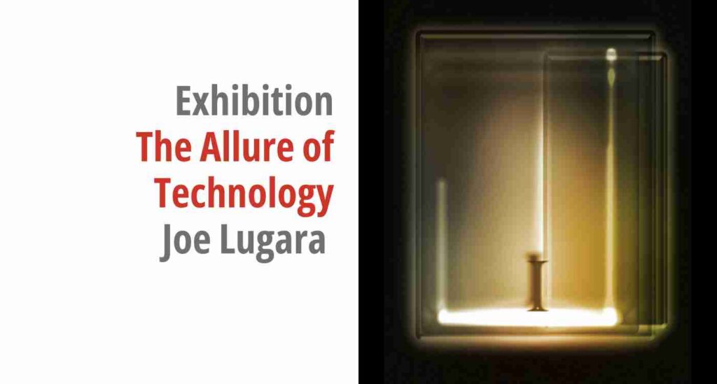 A graphic showing an example of the artist's work, along with the title and artist