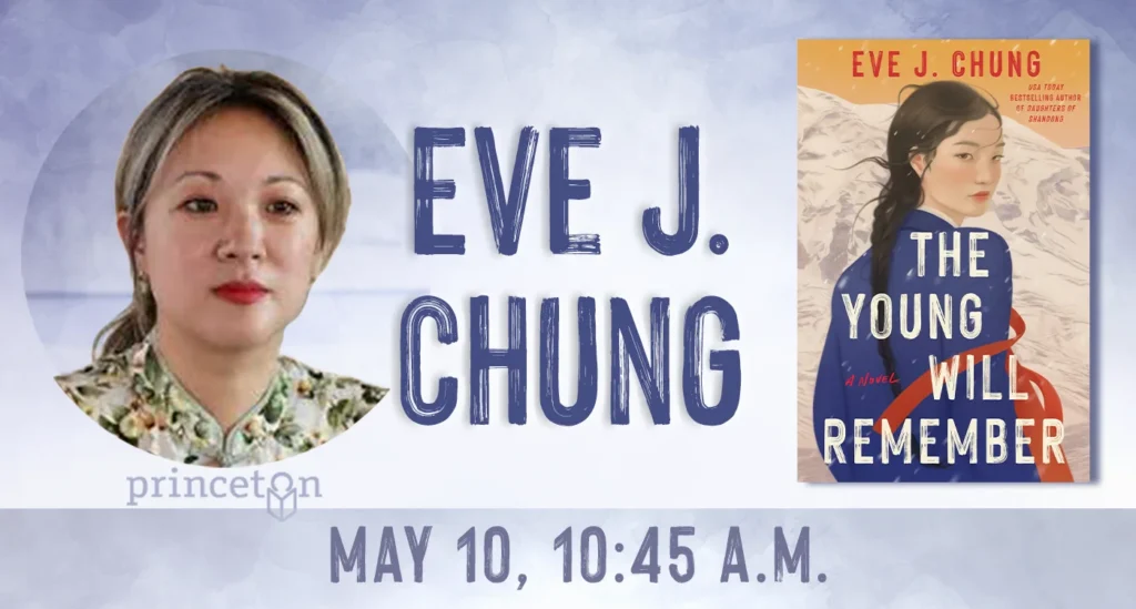 Graphic for event with author Eve J. Chung on May 10 at 10:45 a.m.