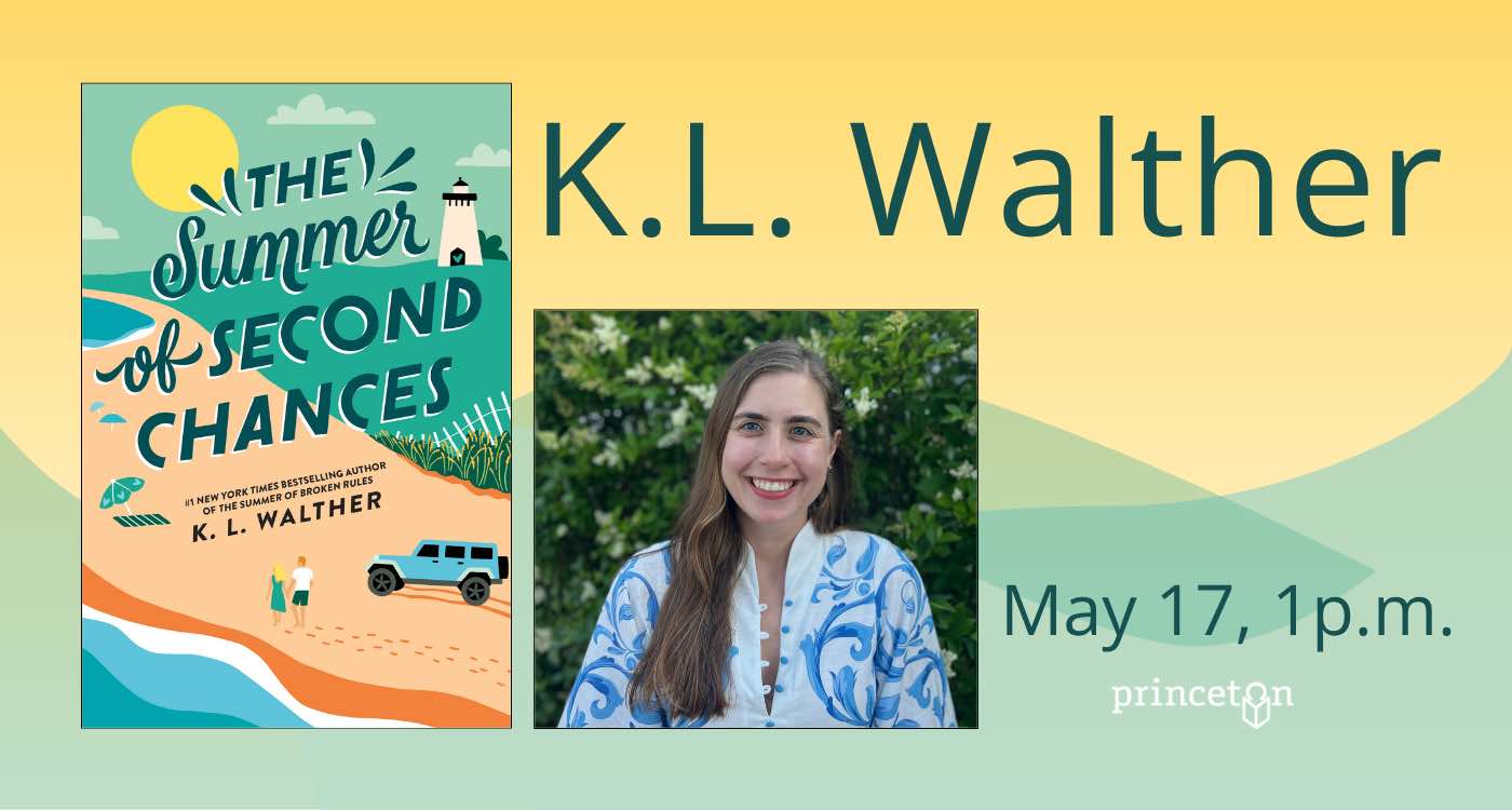 Graphic for event with author K.L. Walther on May 17, at 1 p.m.
