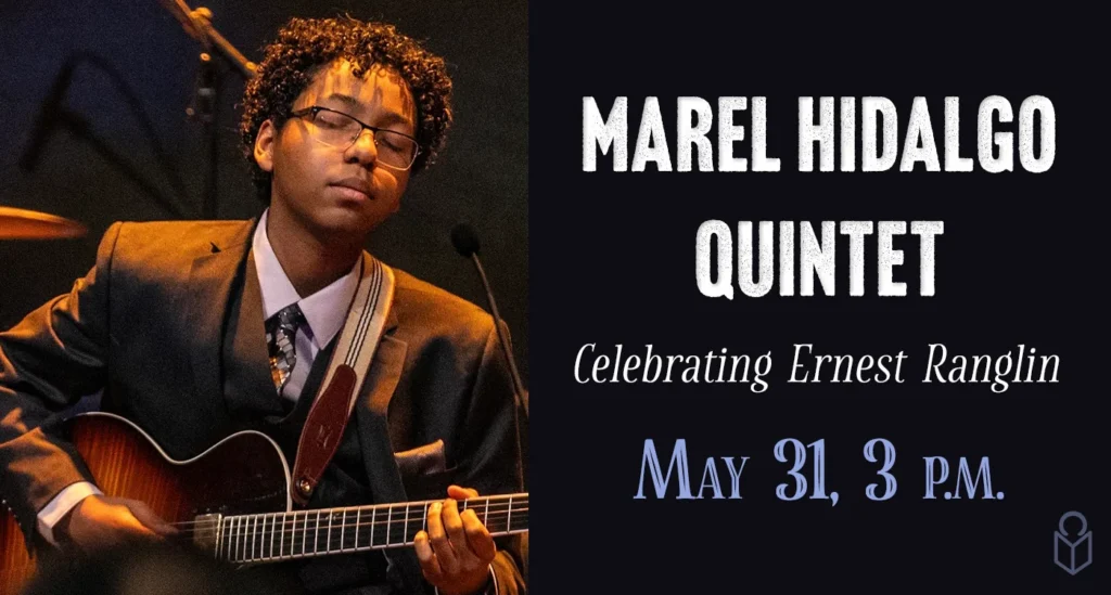 Marel Hidalgo Quartet performance at the Princeton Public Library on May 31 at 3 p.m.