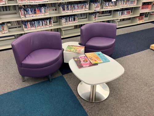 3rd floor Early Literacy area seating