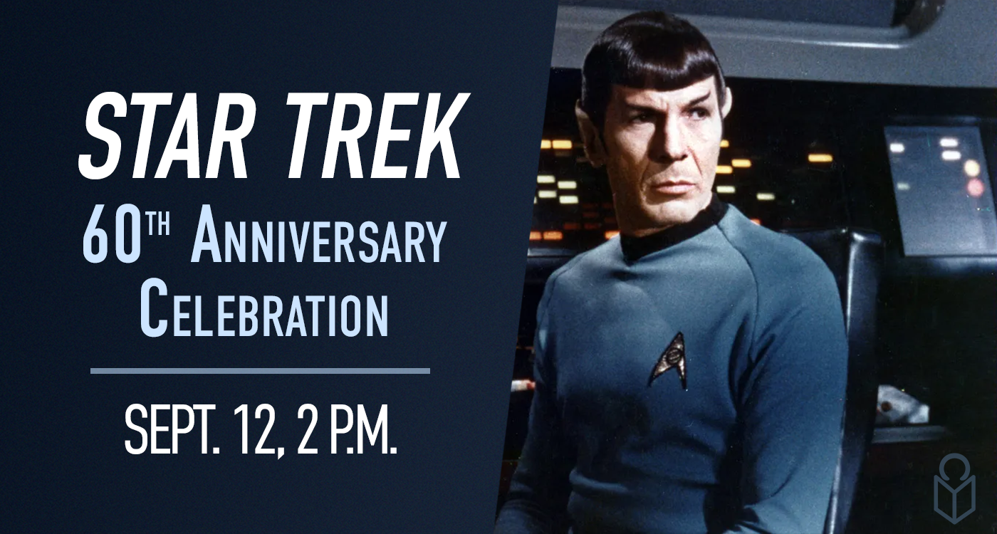 Image for Star Trek 60th Anniversary Celebration on Sept. 12 at 2 p.m. at Princeton Public Library