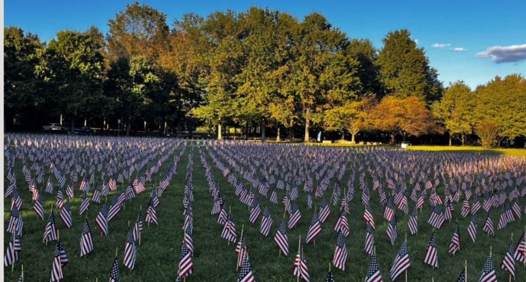9/11 flag memorial