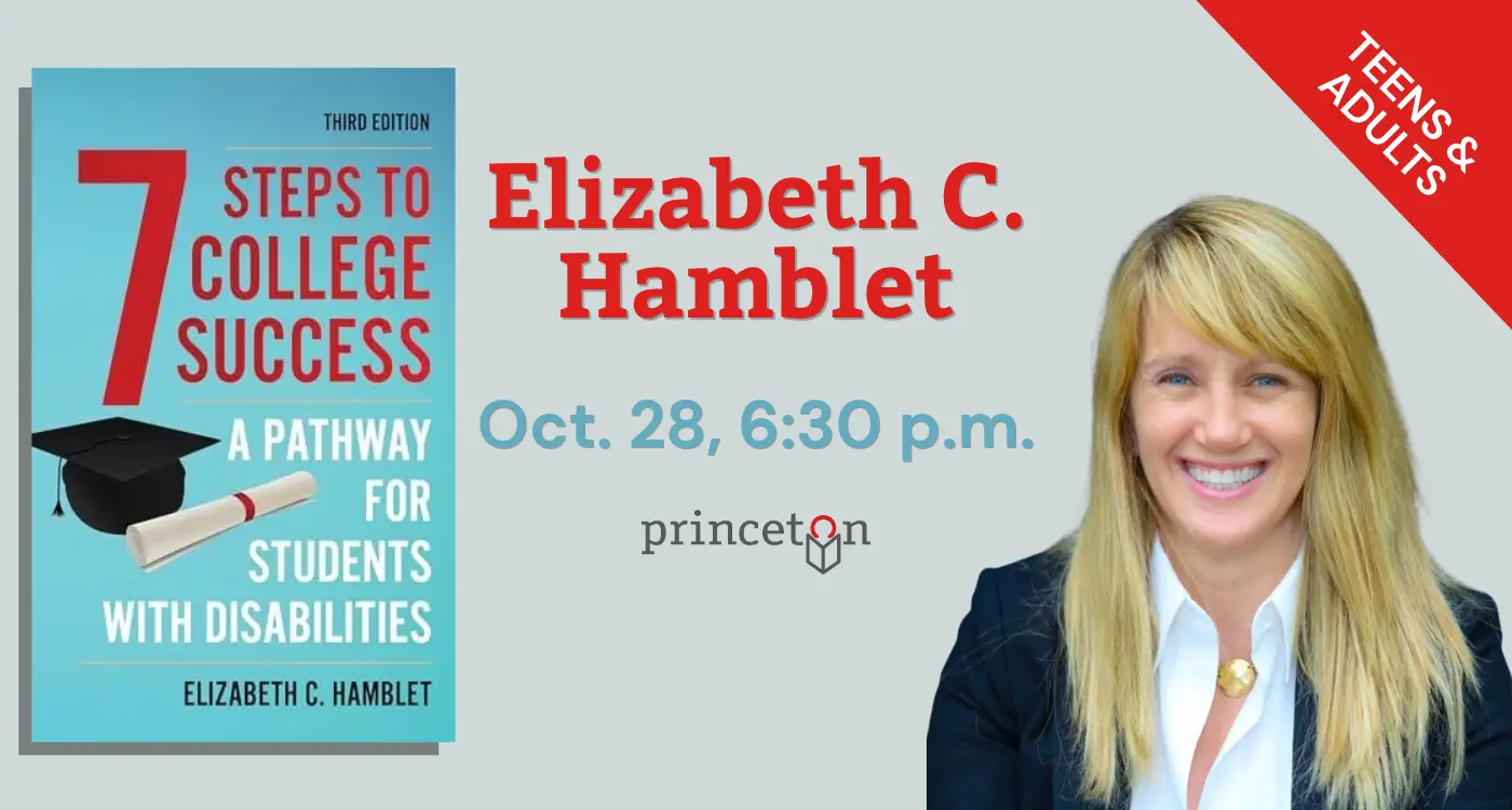 Image for Elizabeth Hamblet author event at Princeton Public Library on Oct. 28